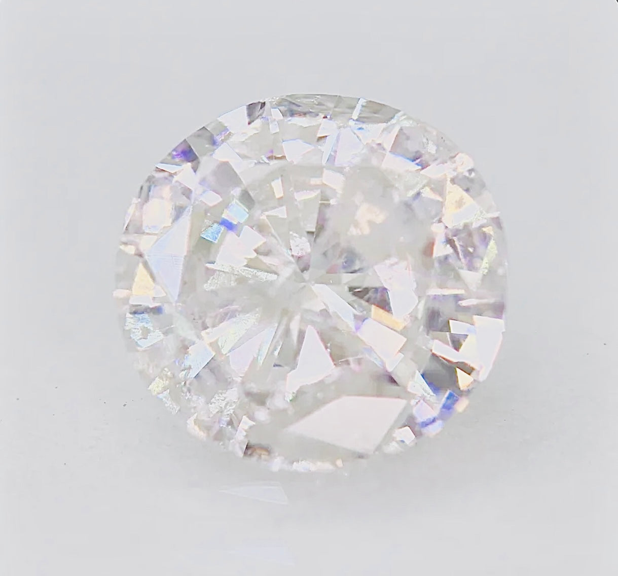 Loose Natural Genuine 0.88 Carat Round Brilliant Cut Diamond