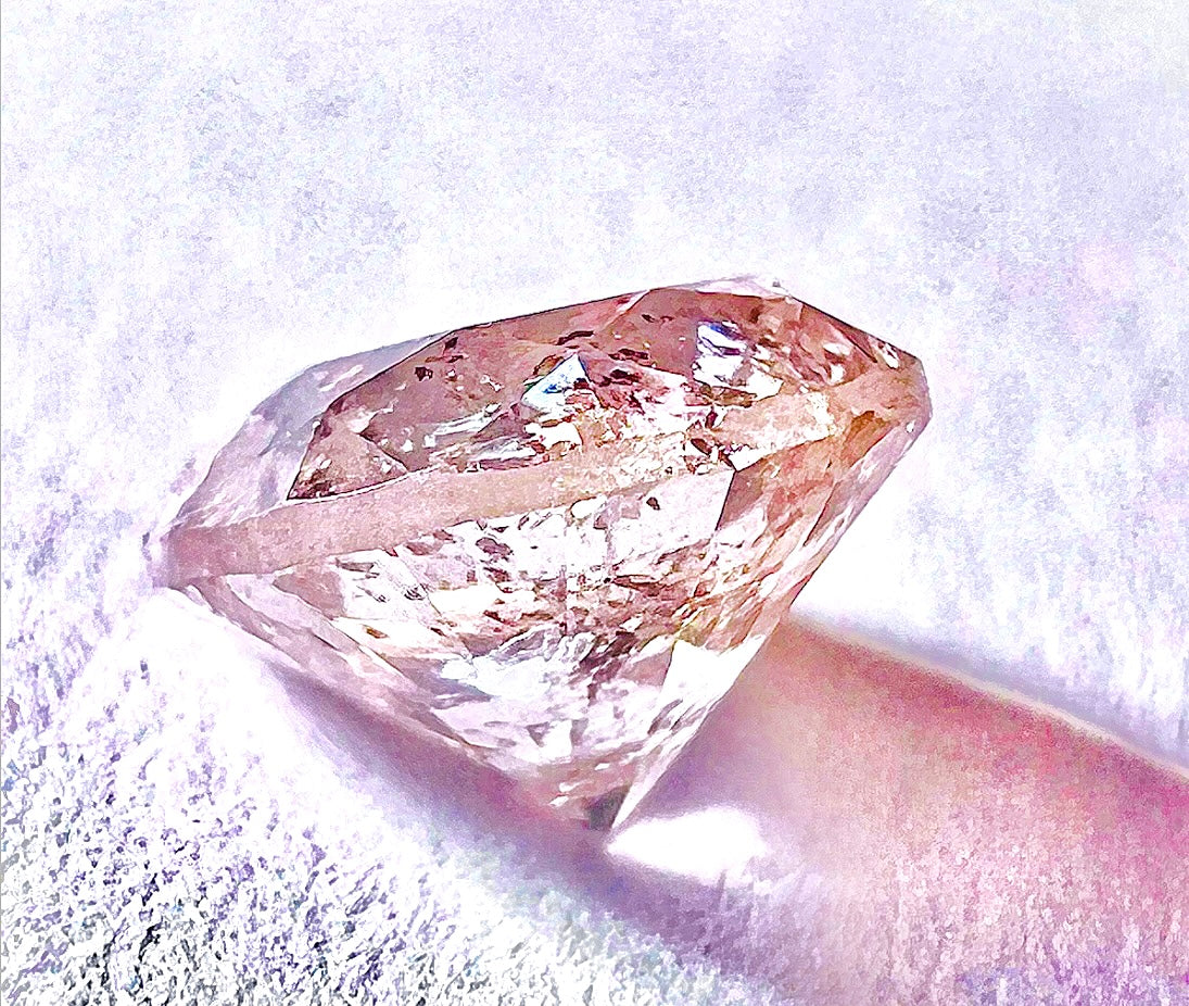 Rare Natural Genuine Fancy Top Light Rose Pink Diamond