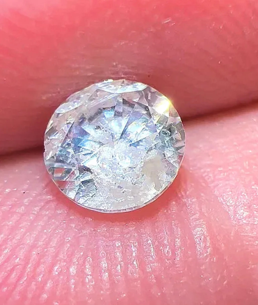 Natural 0.45 Carat Loose Diamond Graded Color of G & Clarity I3