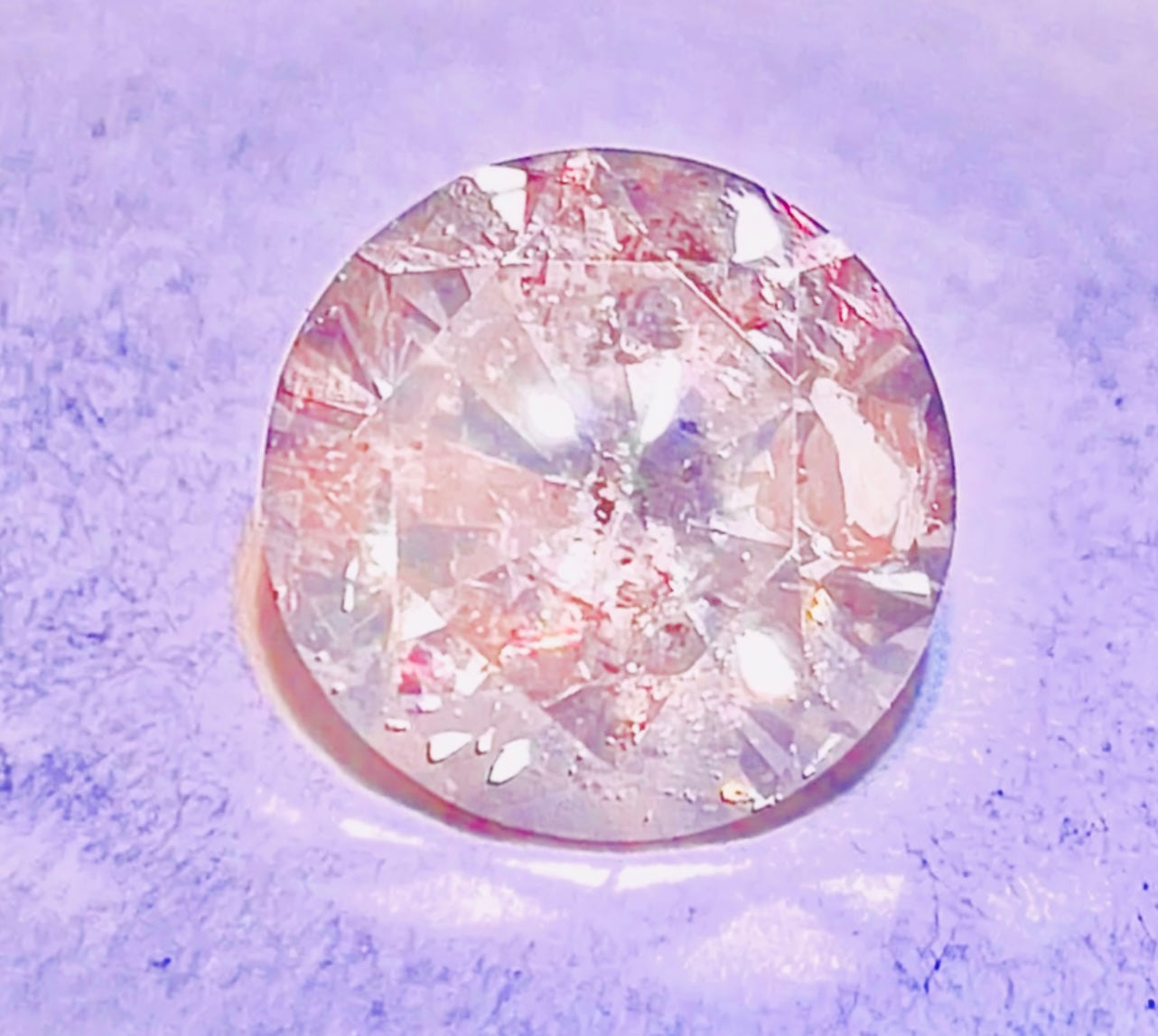 Rare Natural Genuine Fancy Top Light Rose Pink Diamond